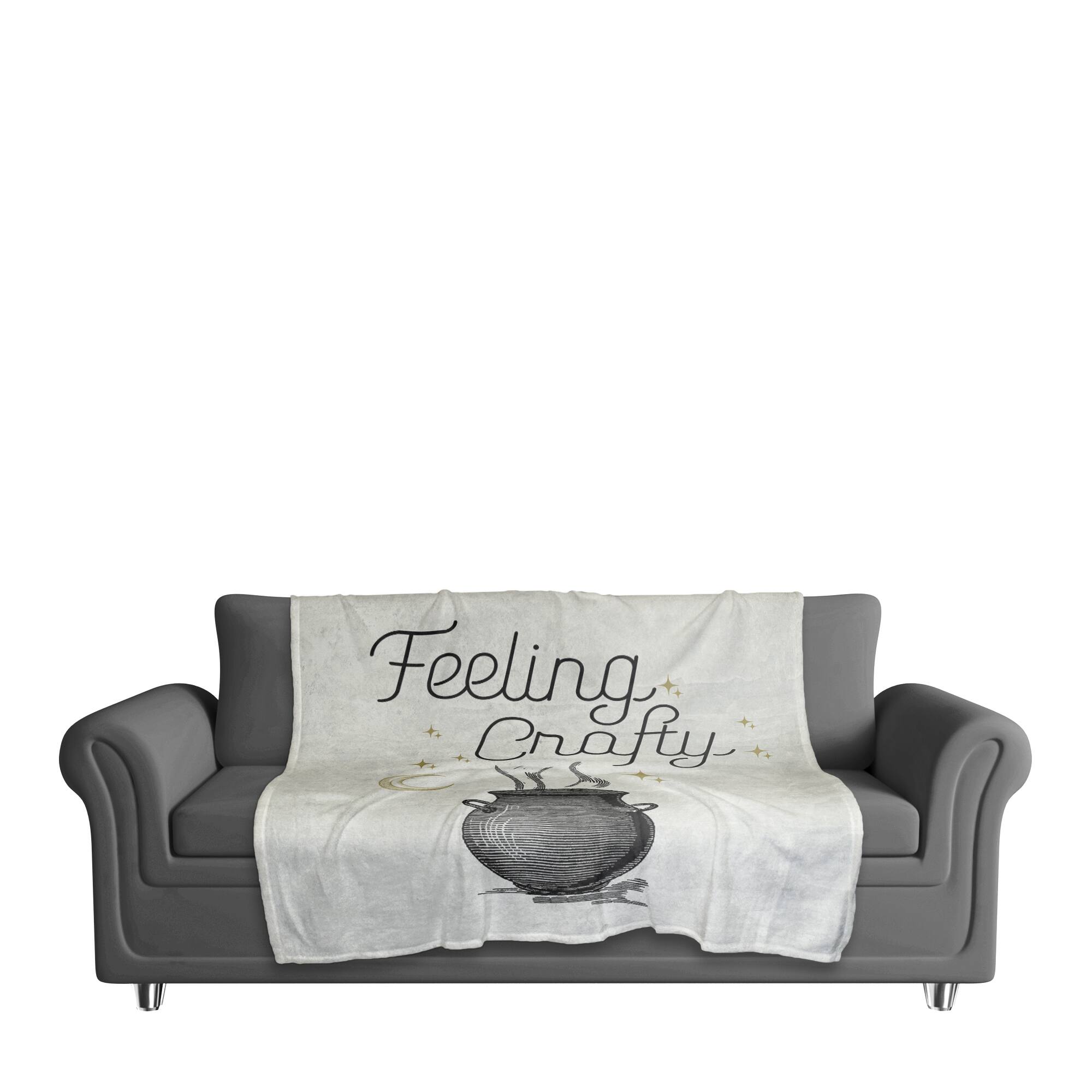 Feeling Crafty Fleece Throw